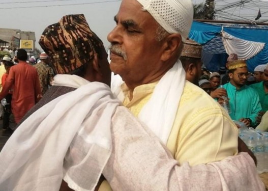 इदगाहामा पुगेर एमाले उम्मेदवार पशुपतिले दिए इदको शुभकामना